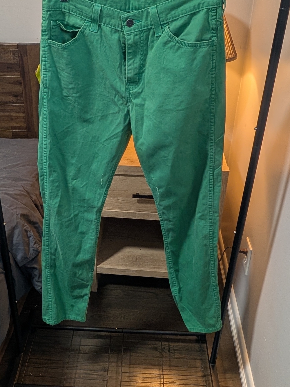 Men's Levis Green Denim Jeans
